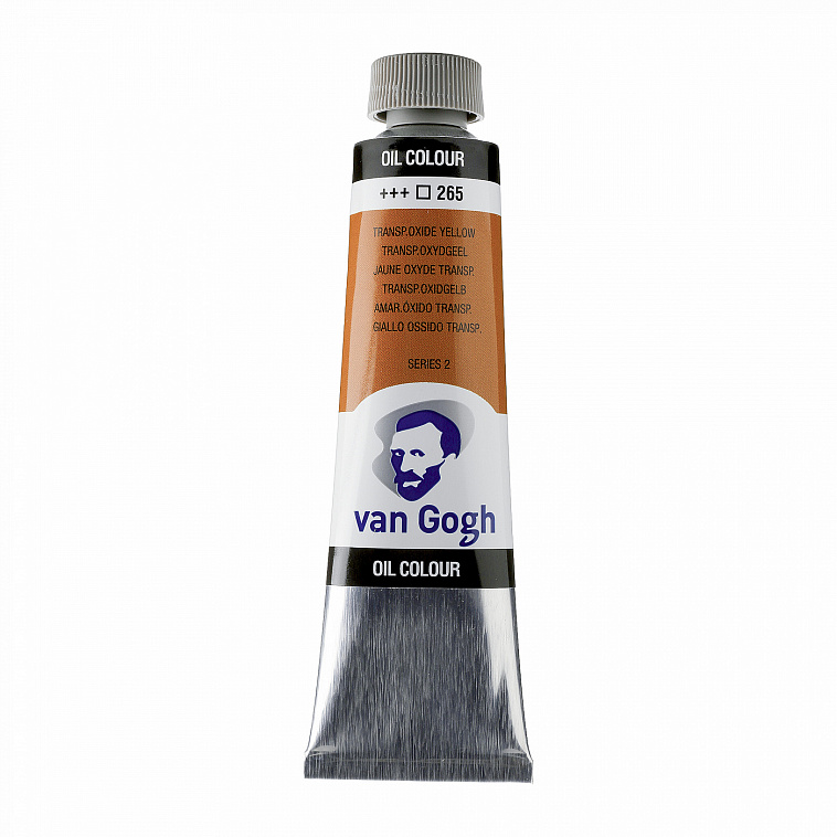 Масло Talens "VAN GOGH" 40 мл Оксид желтый прозрачный  606x758