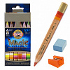 Набор карандашей многоцветных Koh-I-Noor "Magic Original" 12 шт, с ластиком и точилкой, картон.упак. 2