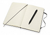 Набор блокнот/ручка Moleskine "Go Pen" блокнот в линейку Classic, черный 4