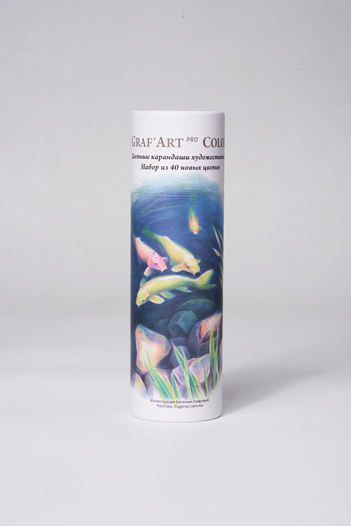 Набор карандашей цветных Малевичъ "GrafArt PRO" 40 новых цветов, 2 издание 606x758