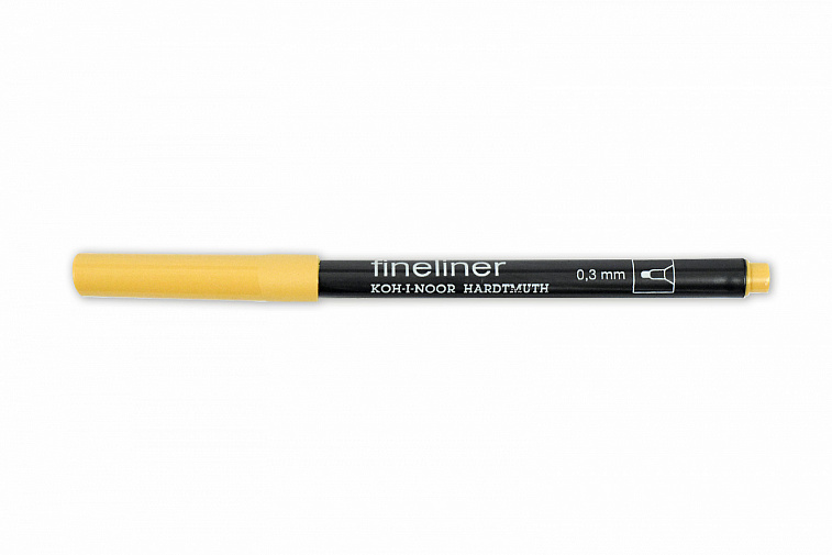 Линер Koh-I-Noor "Fineliner" 0,3 мм, охра 606x758