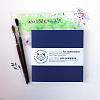 Скетчбук Maxgoodz "Aquarelle PRO light Mini" 100% Хлопок, Grain Fin 18х18 см, 12 л, 300 г Синий