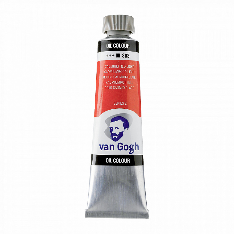 Масло Talens "VAN GOGH" 40 мл Кадмий красный светлый  606x758
