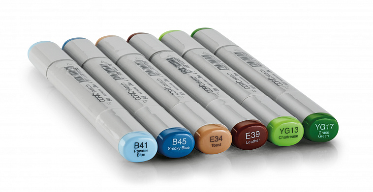 Набор маркеров Copic "Sketch" Earth Essentials 6 цветов