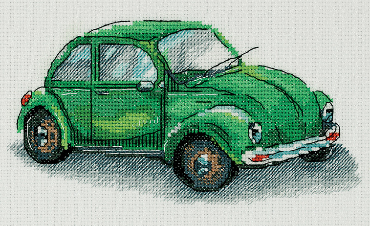 Набор для вышивания PANNA "Зеленая машина"