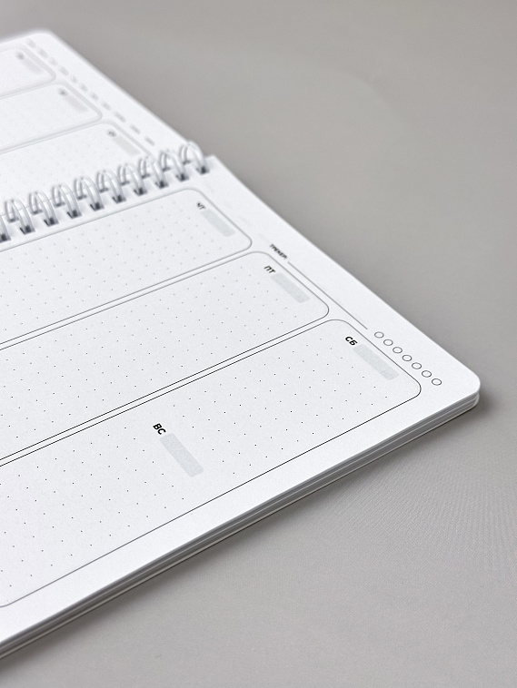 Планер еженедельник недатированный DoYourLine "Лес", А5, 166 страниц 606x758