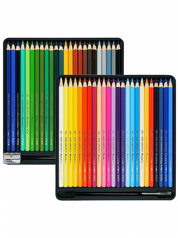 Набор цветных карандашей акварельных Koh-I-Noor "Mondeluz" 48 цв в металле