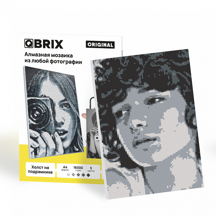 Алмазная фото-мозаика на подрамнике QBRIX ORIGINAL А4