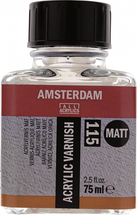 Лак акриловый Talens "Amsterdam" матовый 75 мл 606x758