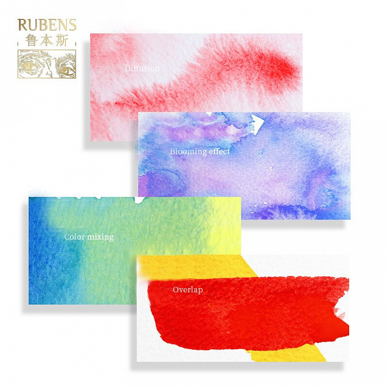 Альбом для акварели Paul Rubens "Зебра" 20 л 300 г, хлопок, среднезернистая