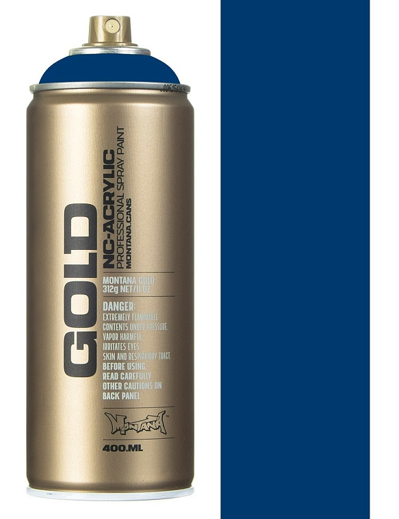 Краска для граффити Montana "Gold" 400 мл в аэрозоли, ультрамарин 606x758