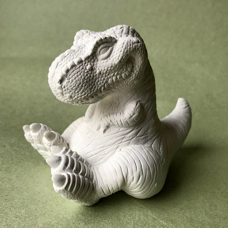 Гипсовая фигурка для творчества "Тиранозавр"
