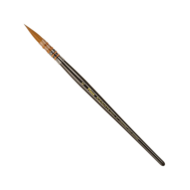 Кисть синтетика №6 круглая Pinax "AQUADYTA Quill" 606x758