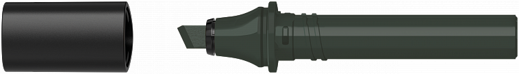 Картридж сменный Molotow "Sketcher" GG505 cо скошенным пером green grey 5 606x758