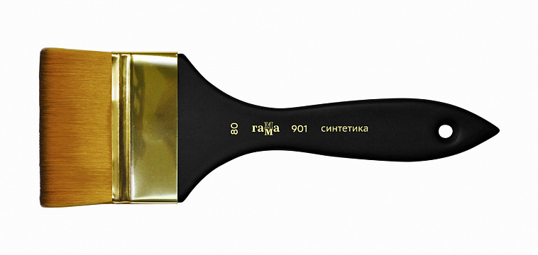 Кисть синтетика №80 флейц Гамма  606x758