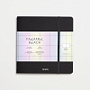 Скетчбук для акварели FALAFEL BOOKS 190х190 мм, Black 20 л, 200 г, на прошивке, фиксирующая резинка 1