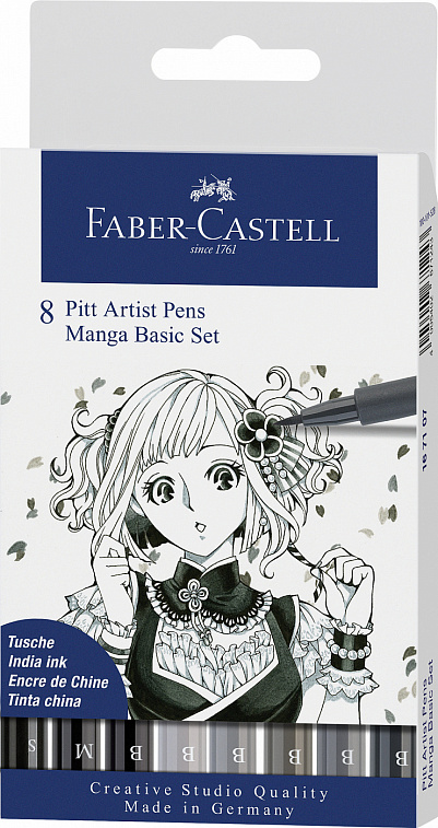 Набор маркеров профессиональных Faber-castell "MANGA Set" 8 цв