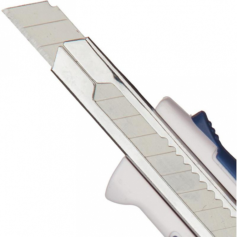 Нож промышленный Attache Selection 9 мм с антискользящей вставками и точилкой