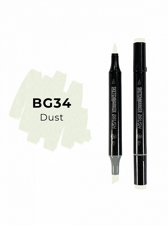 Маркер двухсторонний на спиртовой основе Sketchmarker Brush Цвет Грязь 606x758