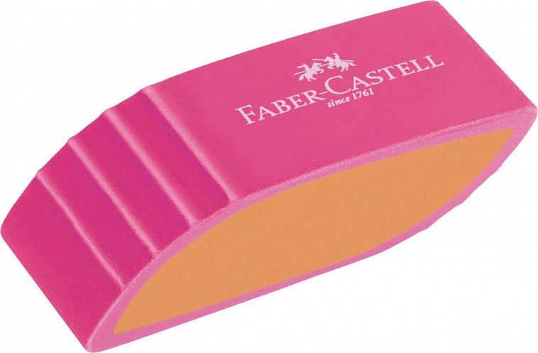 Ластик Faber-Castell "PVC-free", скошенный, в пленке, 50*22*13 мм