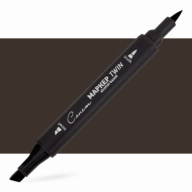 Маркер спиртовой Сонет "TWIN Brush" Теплый серый 8 606x758