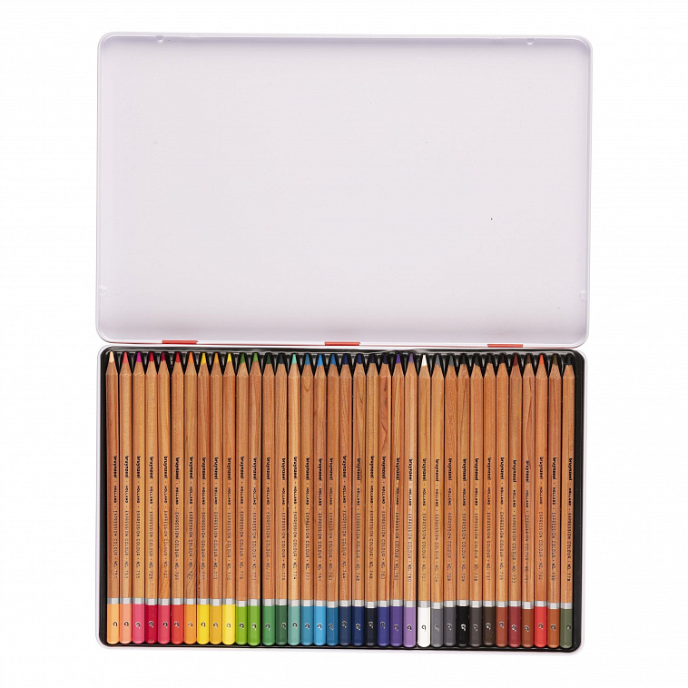 Набор карандашей цветных Bruynzeel "Expression" 36 шт в металлической коробке   