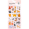 Наклейки гелевые MESHU "Cute animals", 10*22см, 37 наклеек 1