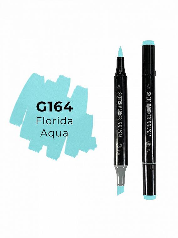 Маркер двухсторонний на спиртовой основе Sketchmarker Brush Цвет Флоридкася вода 606x758