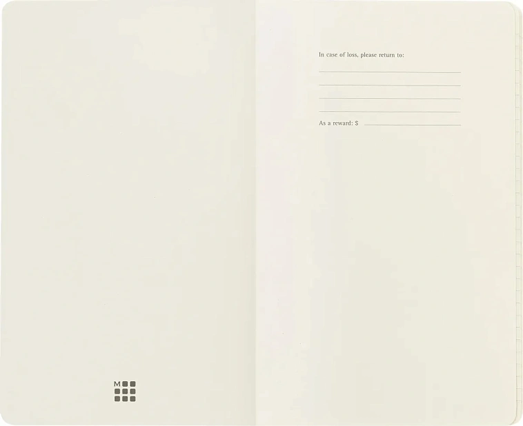 Записная книжка в линейку Moleskine "Voland" 2 шт Large 13х21 см 96 стр., обложка мягкая синий/желты 606x758