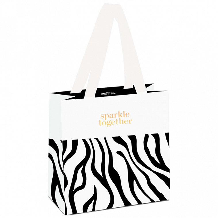 Пакет подарочный MESHU "Animal print" 20*20*10 см 606x758