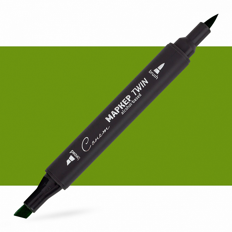 Маркер спиртовой Сонет "TWIN Brush" Пальмовые листья 606x758