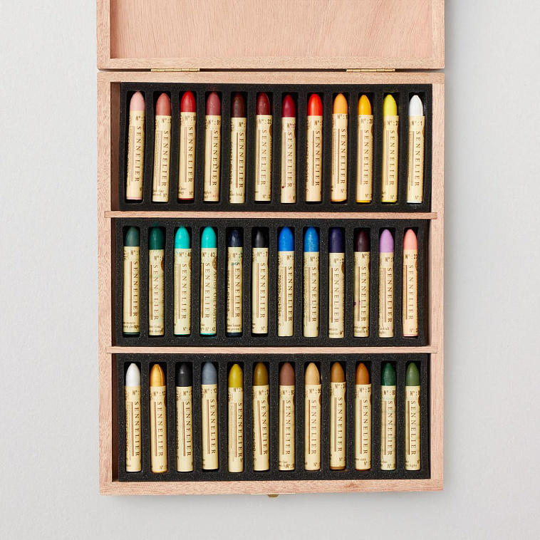 Набор масляной пастели Sennelier 36 цв, стандарт 606x758