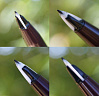 Ручка с пластиковым пером Pentel "Stylo" 0,4 мм, красные чернила на водной основе  5