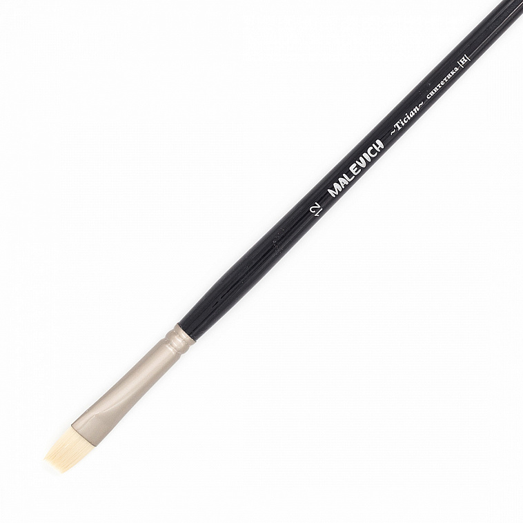 Кисть синтетика №12 плоская Малевичъ "Тициан" 606x758