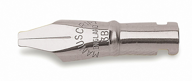 Перо для каллиграфии Manuscript Classic Italic 3B 2,2 мм 606x758