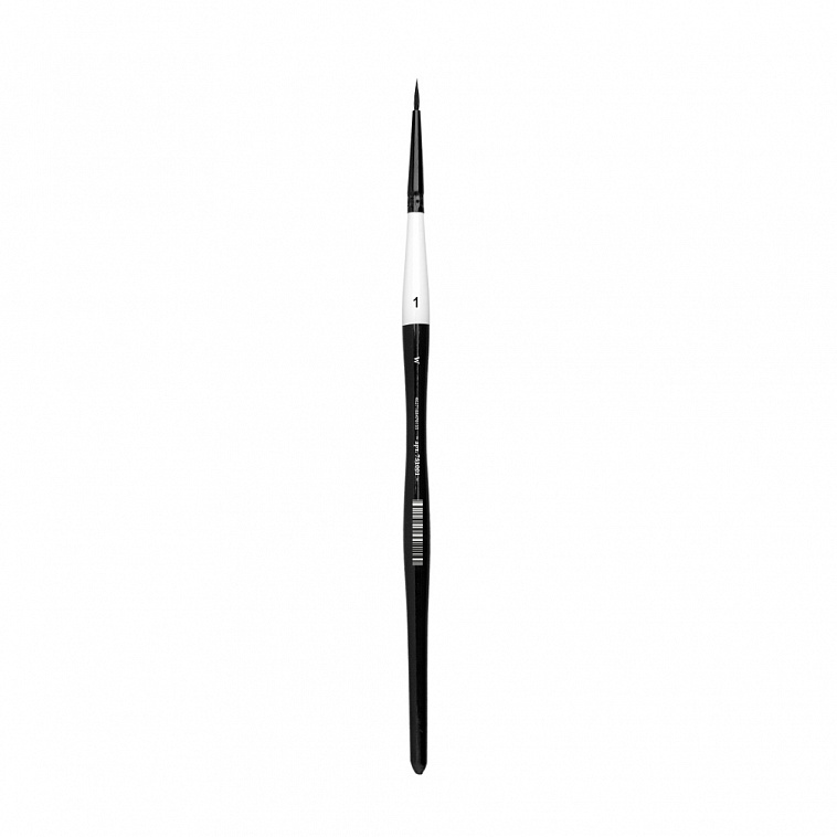 Кисть имитация белки №1 круглая Малевичъ "Blanka" 606x758