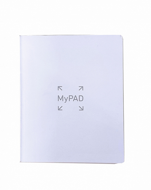 Блокнот в линейку Fabriano "MyPad" 24х18,5 см 48 л 85 г, обложка белая