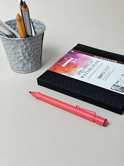 Карандаш автоматический Lamy "1B0 safari", Sunset coral, 0,5 мм 606x758