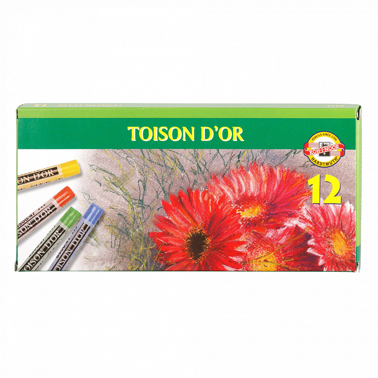 Набор пастели сухой Koh-I-Noor "Toison D'or" 12 цв., картон. упак