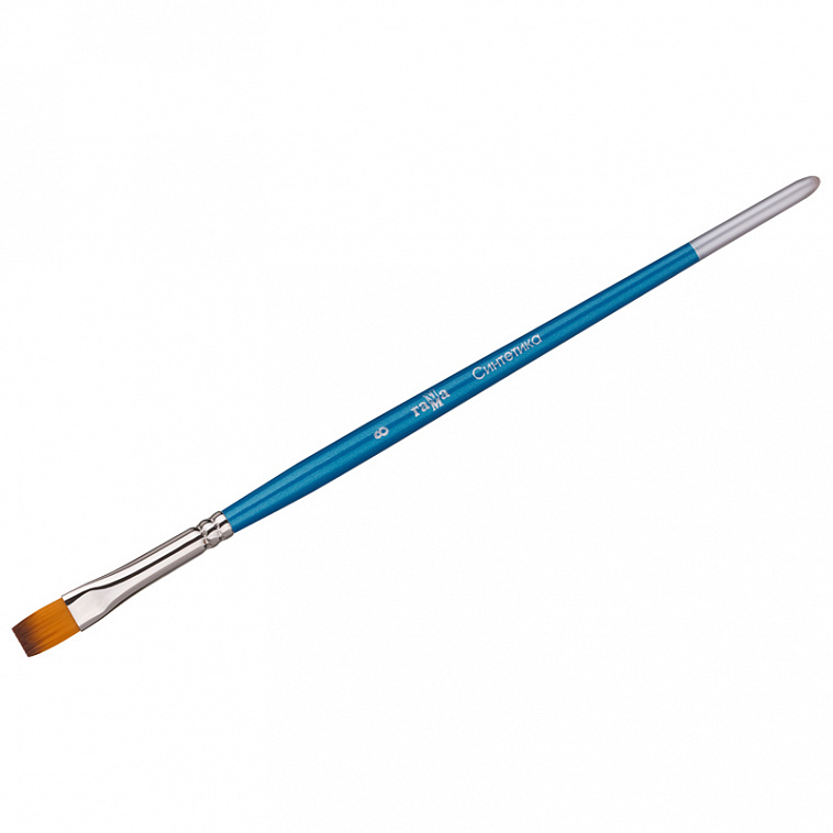 Кисть синтетика Гамма, плоская №08 606x758