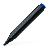 Маркер перманентный Faber-Castell "GRIP 1503" с клиновидным наконечником, синий