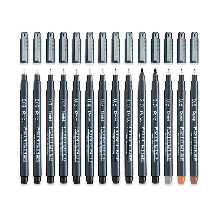 Линер Pentel Pointliner 606x758