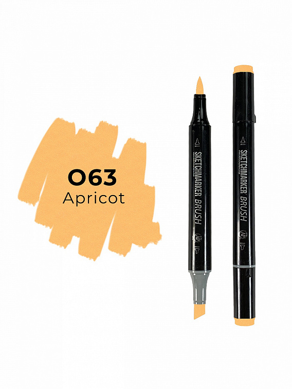 Маркер двухсторонний на спиртовой основе Sketchmarker Brush Цвет Абрикос 606x758