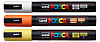 Набор маркеров POSCA PC-5M, 3 шт, белый/желтый/оранжевый, в блистере 1
