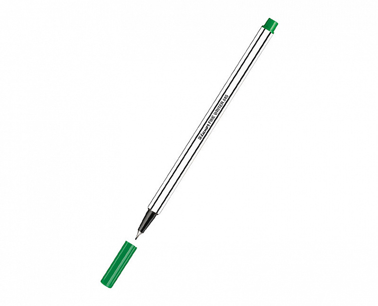 Ручка капиллярная Luxor "Fine Writer 045" 0,8 мм, зеленая