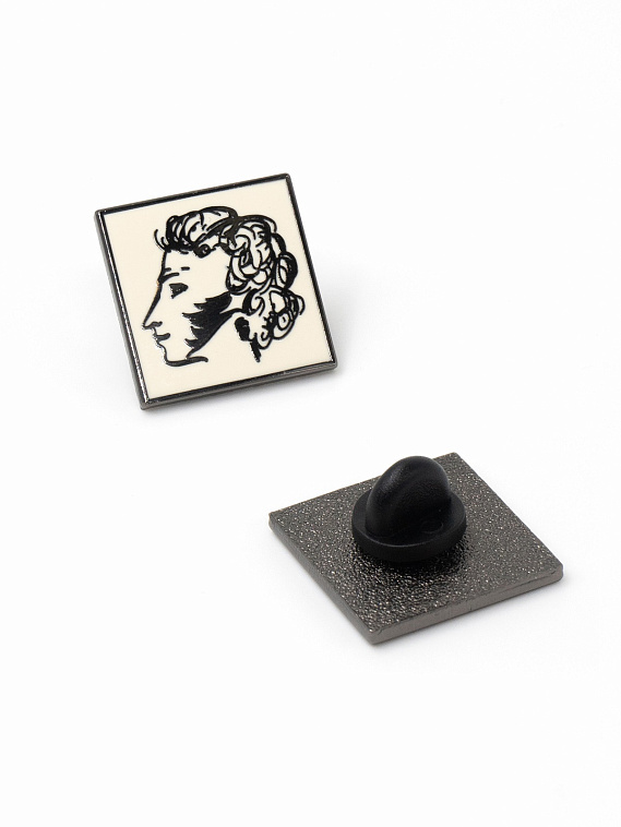 Значок эмалированный "Пушкин А.С." 606x758