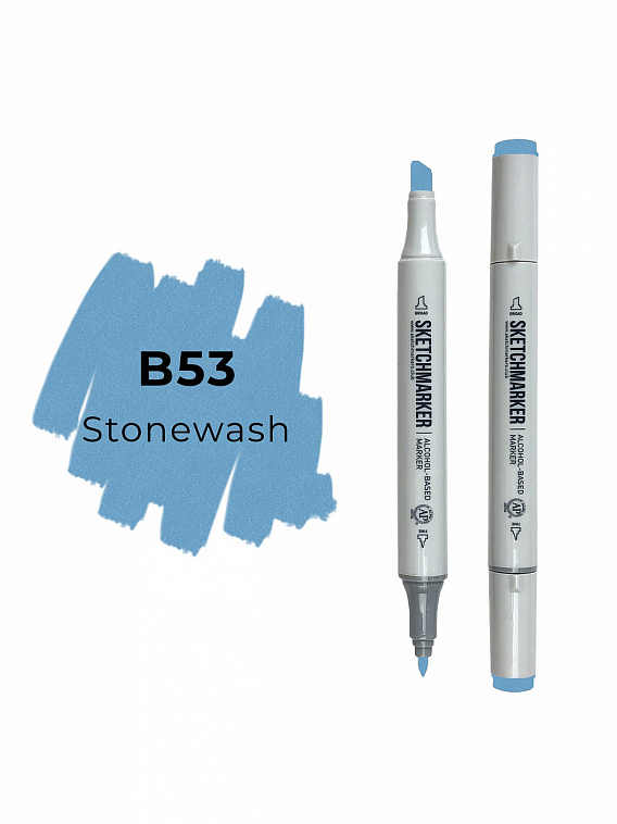 Маркер двухсторонний на спиртовой основе Sketchmarker Цвет Пемза 606x758