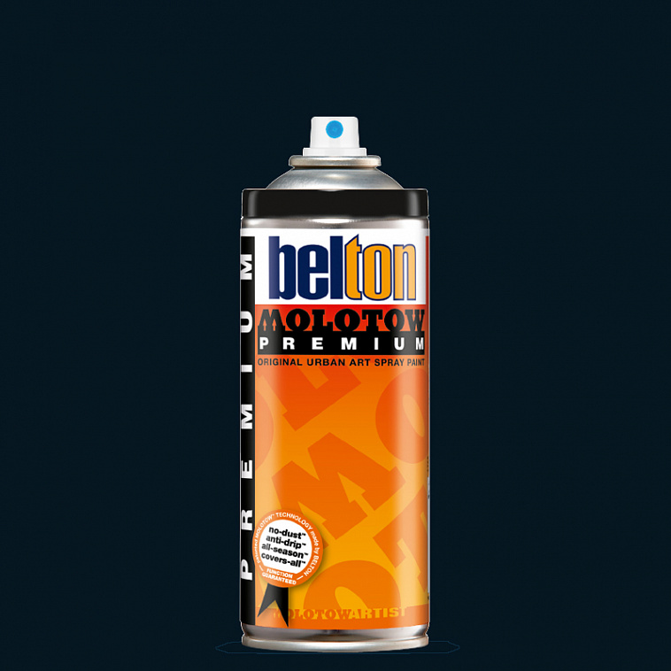 Аэрозольная краска Molotow Premium "belton" 400 мл  #249 TRANSPARENT ЧЕРНЫЙ 606x758