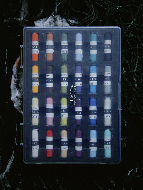 Набор пастели сухой nuance., The New Classics, 24 шт, в кейсе 606x758