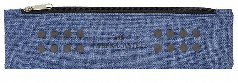 Пенал Faber-castell "GRIP" синий